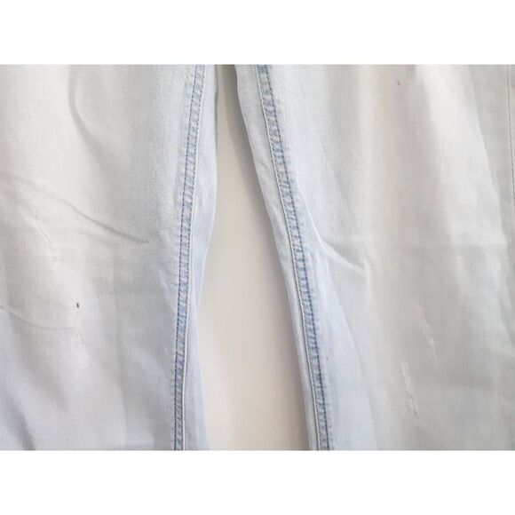 Jeanswear 72D Push Up Lightblue Womens Straight Leg Cotton Blend Jeans Size W28 - Picture 4 of 13